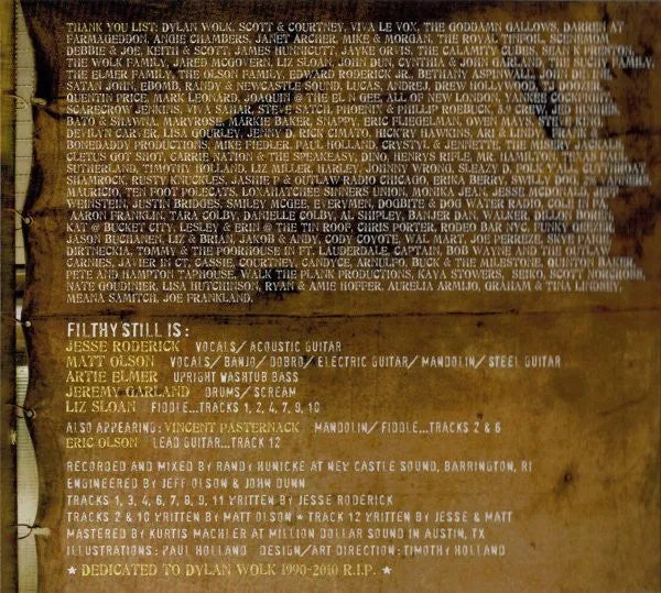Filthy Still Last Six Feet FR0012 CD brukt psychobilly
