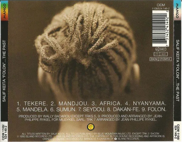 Salif Keita Folon The Past CD album afrikansk