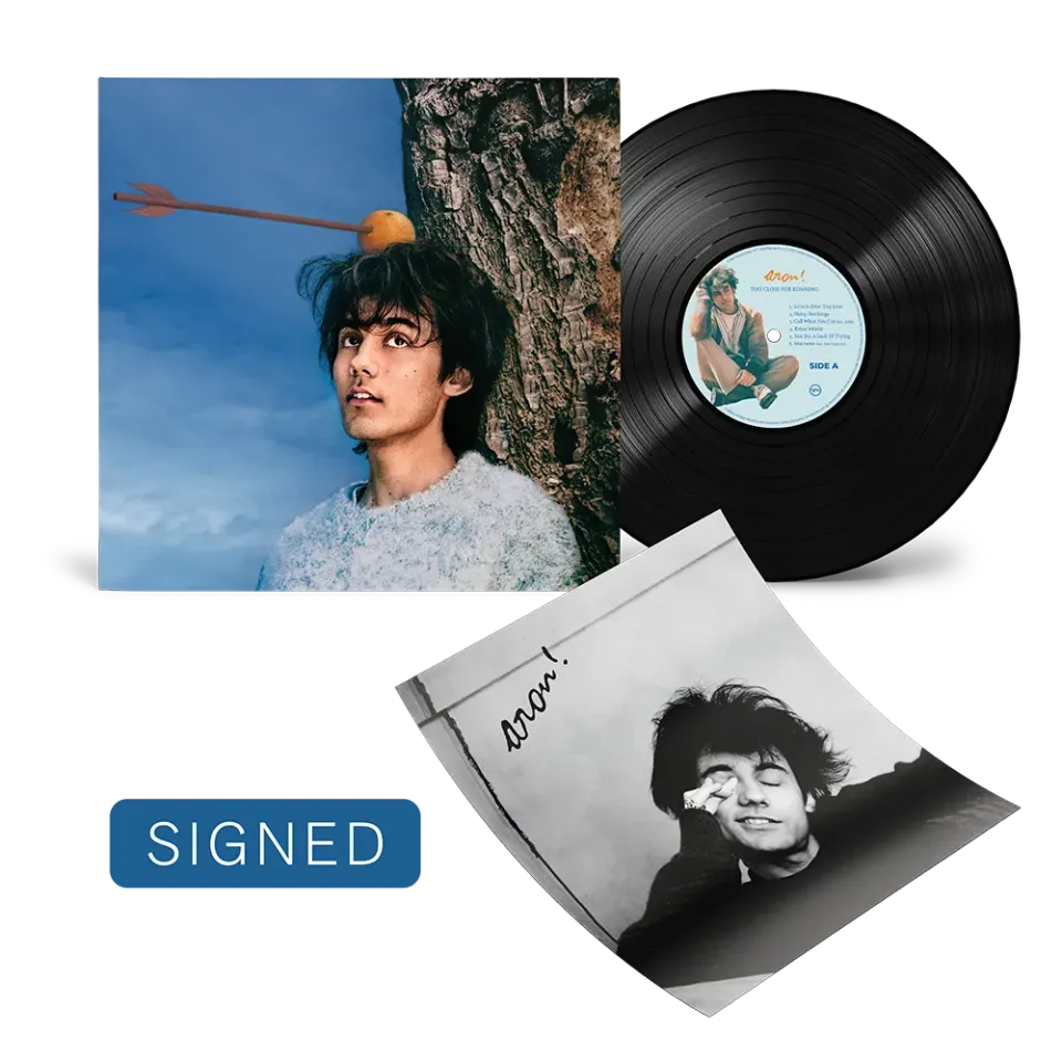 Verve aron! Too Close For Running LP signert vinyl