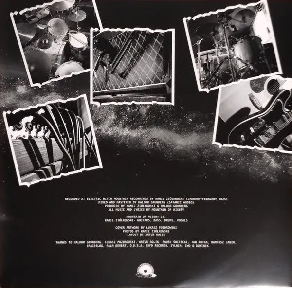Mountain Of Misery Shades Of The Ashes LP grønn vinyl brukt