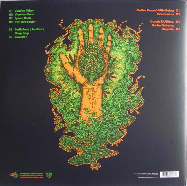 Bongzilla Weedsconsin 2xLP oransje grønn vinyl stoner