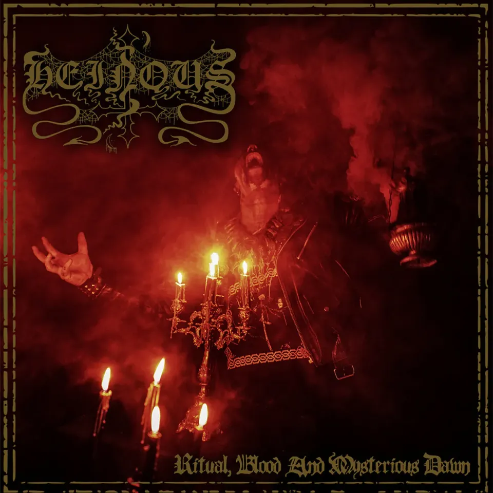 Heinous Ritual Blood and Mysterious Dawn LP gatefold