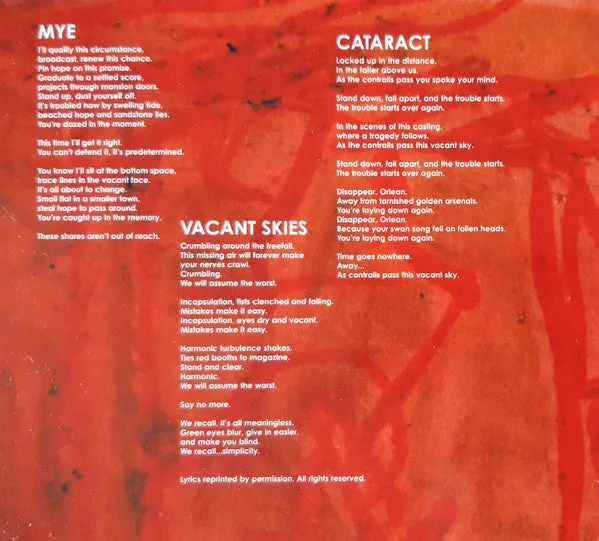 Sparta Austere CD maxi brukt digipak alternativ