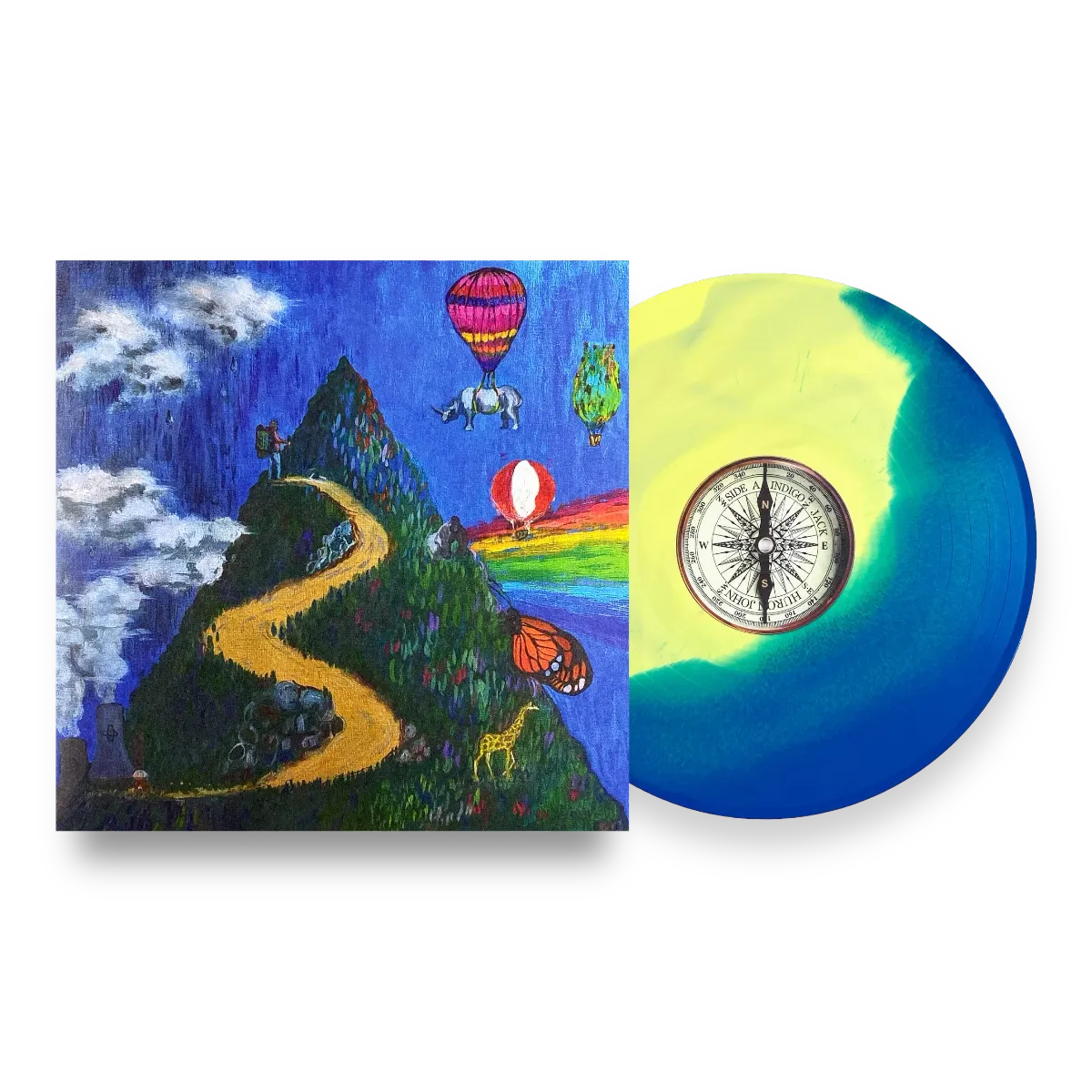 Huron John Indigo Jack & The New World Border vinyl splatter
