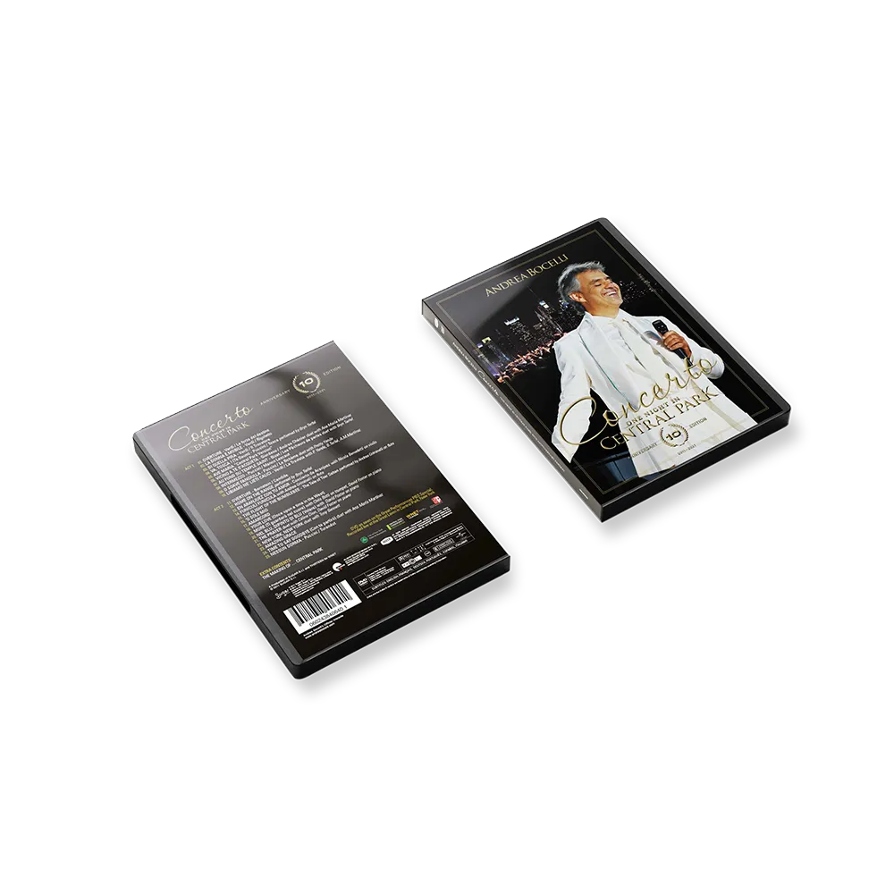 Verve Andrea Bocelli Concerto Central Park DVD 10th Anniversary