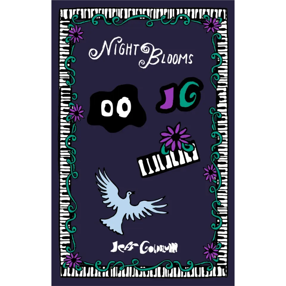 Verve Jeff Goldblum Night Blooms emaljepins 4-pakning