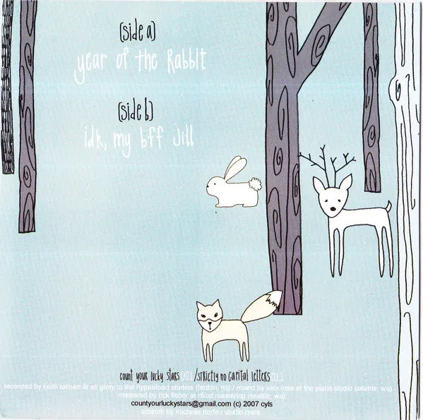 Empire! Empire! Year Of The Rabbit 7" hvit vinyl brukt