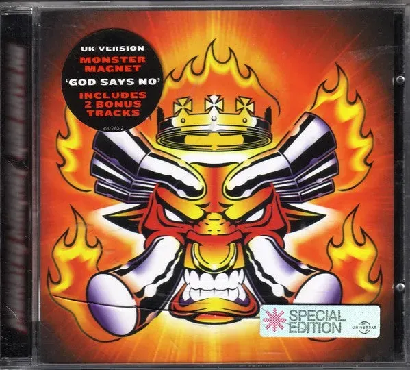 Monster Magnet God Says No CD spesialutgave bonusspor