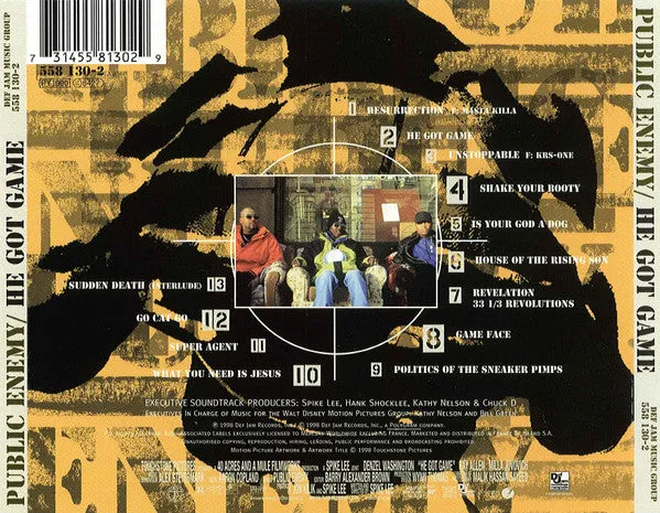 Public Enemy He Got Game CD brukt soundtrack
