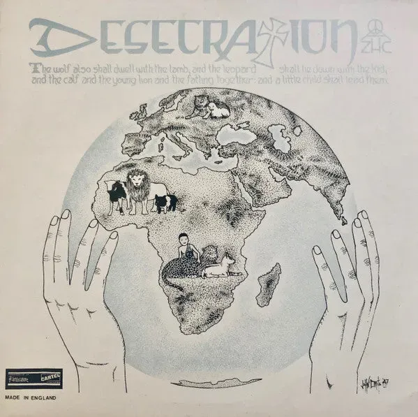 Desecration Desecration Crunch LP brukt split punk