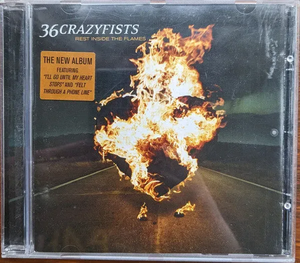 36 Crazyfists Rest Inside The Flames CD brukt metalcore
