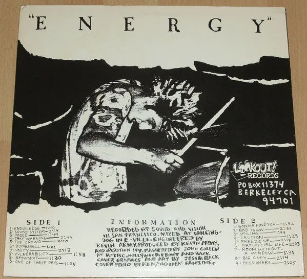 Operation Ivy Energy LP reissue brukt ska-punk