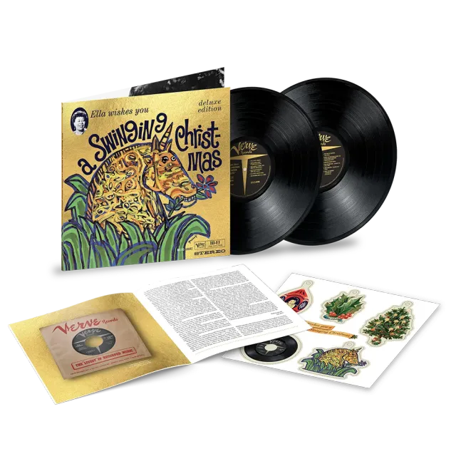 Ella Fitzgerald Ella Wishes You A Swinging Christmas Deluxe 2LP vinyl