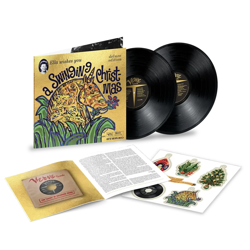 Ella Fitzgerald Ella Wishes You A Swinging Christmas Deluxe 2LP vinyl