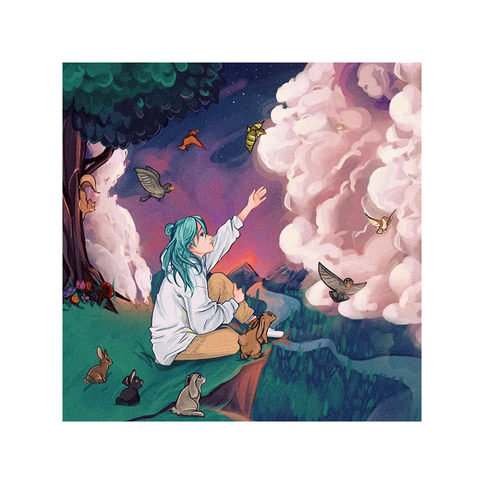 Kings Elliot Call Me A Dreamer print 12" resirkulert