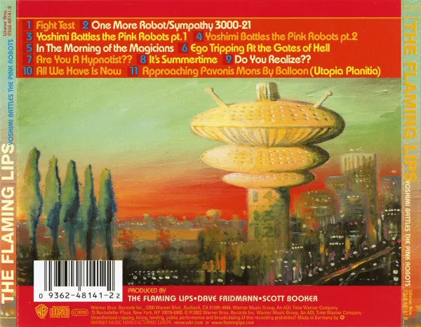 Flaming Lips Yoshimi Battles Pink Robots CD brukt