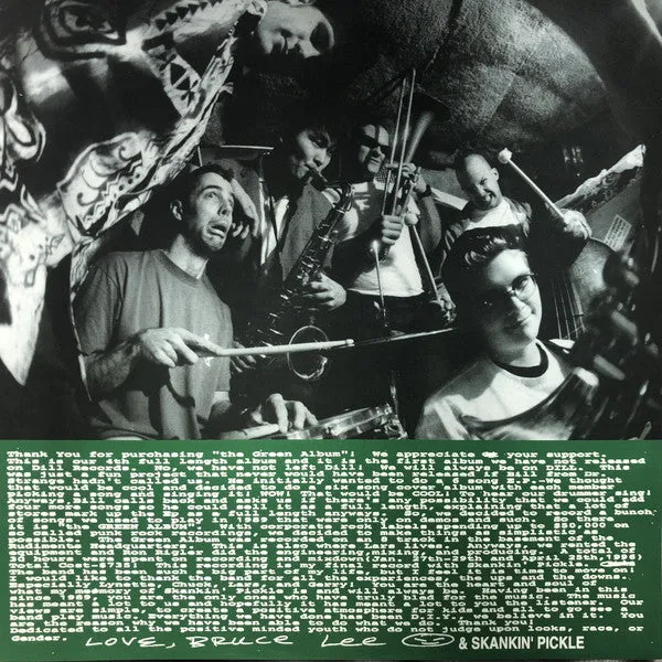 Skankin Pickle The Green Album LP hvit label brukt ska