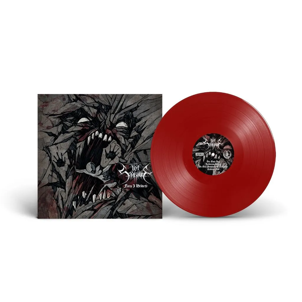 Den Saakaldte Faen i Helvete LP rød vinyl black metal