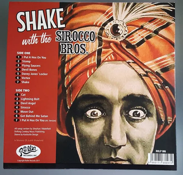 Sirocco Bros. Shake With The Sirocco Bros. LP vinylplate blå deluxe
