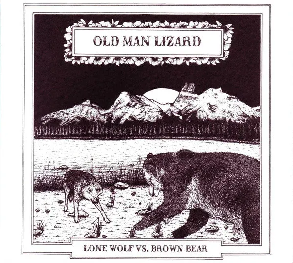 Old Man Lizard Lone Wolf Vs. Brown Bear CD brukt stoner