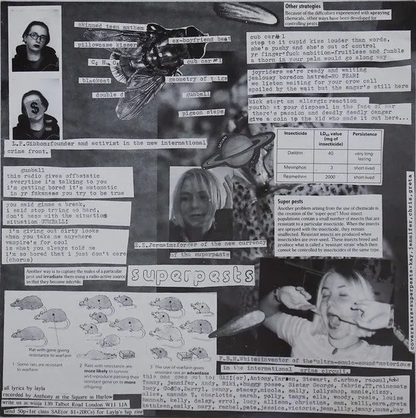 Raooul Skinned Teen Jail-Bait Core LP split vinyl