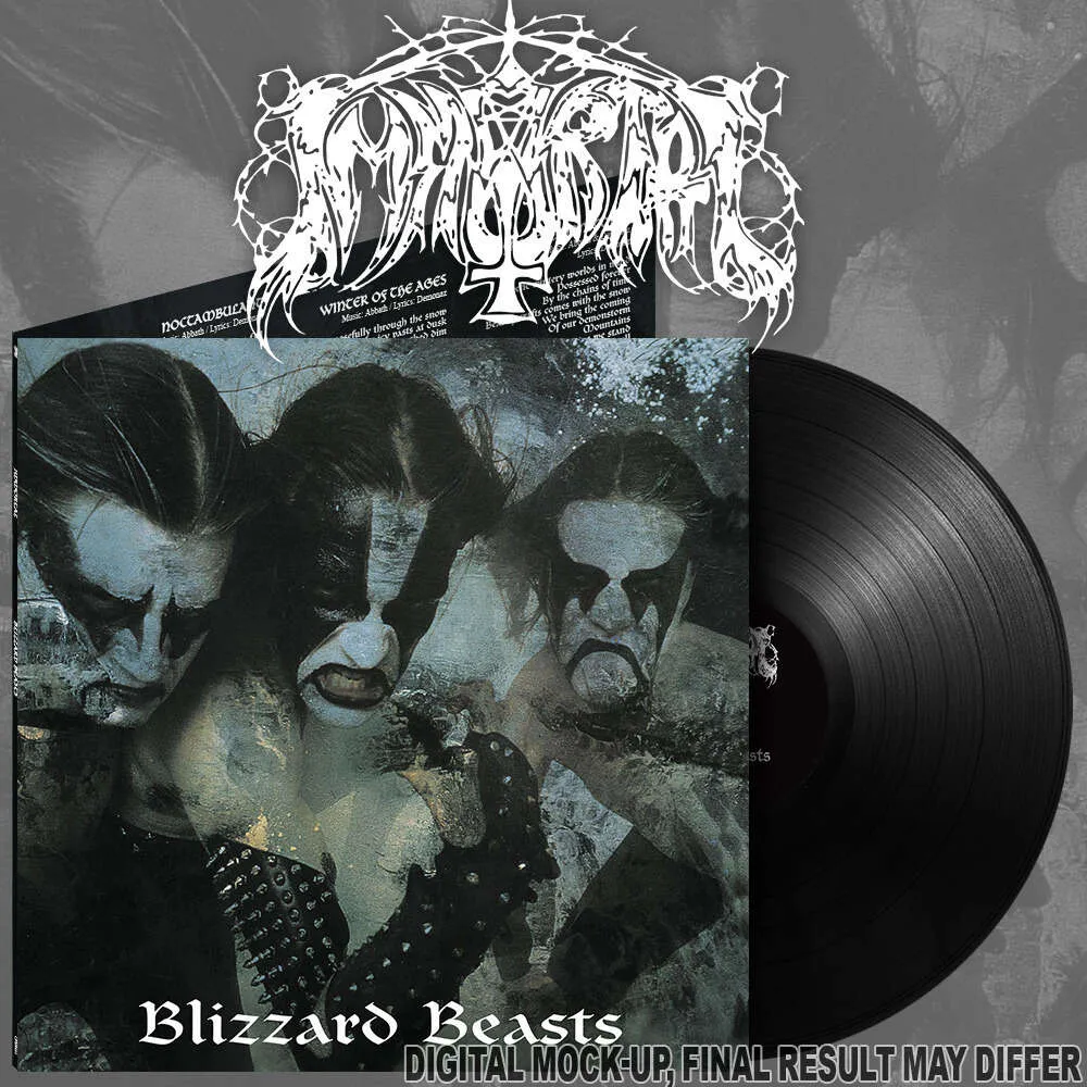 Immortal Blizzard Beasts LP vinyl 180g svart