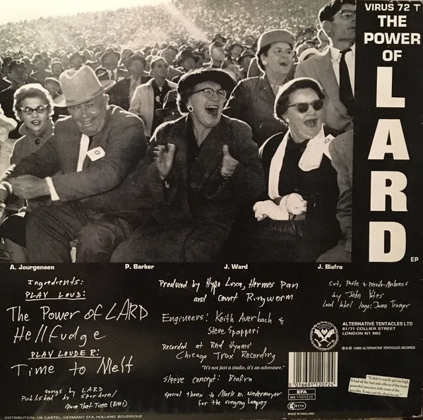 Lard The Power Of Lard 12" EP brukt industrial