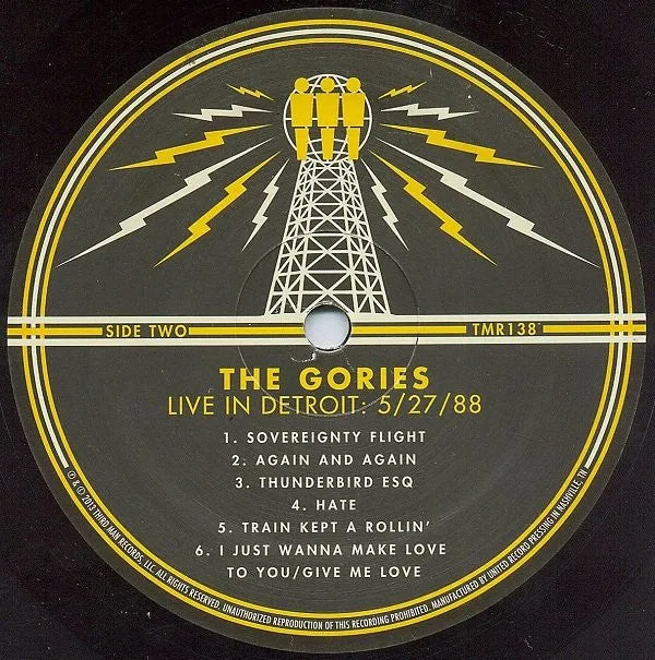 The Gories Shaw Tapes LP live Detroit garage