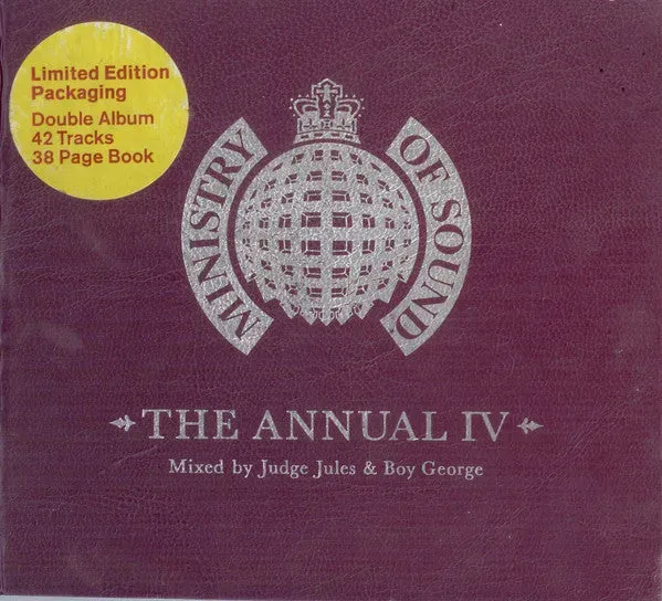 Judge Jules Boy George The Annual IV 2xCD brukt