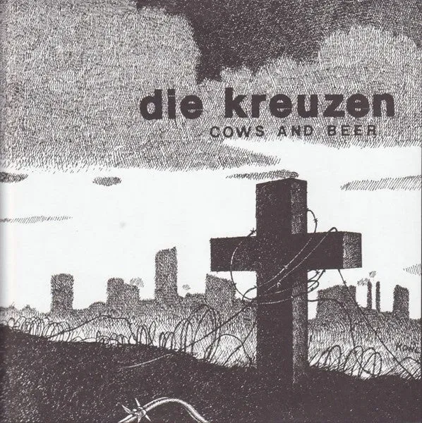 Die Kreuzen Cows And Beer BCR 167 7" vinylsingel brukt gull hardcore