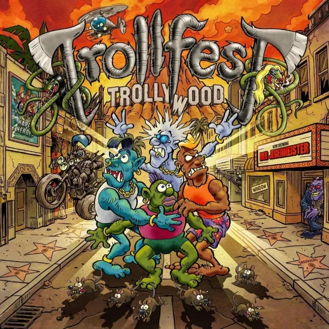 Trollfest Trollywood LP oransje vinyl forhånd