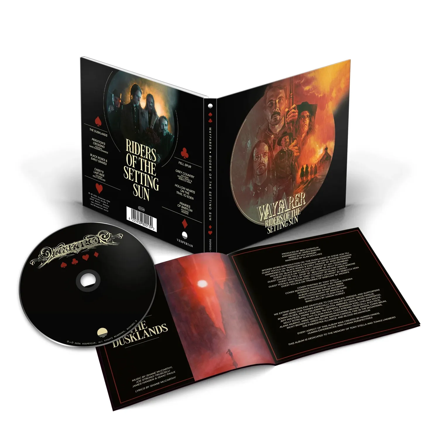Wayfarer Riders of the Setting Sun CD preorder 2026