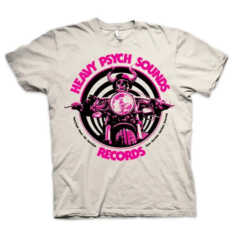 Heavy Psych Sounds #09 t-skjorte natural black fuchsia