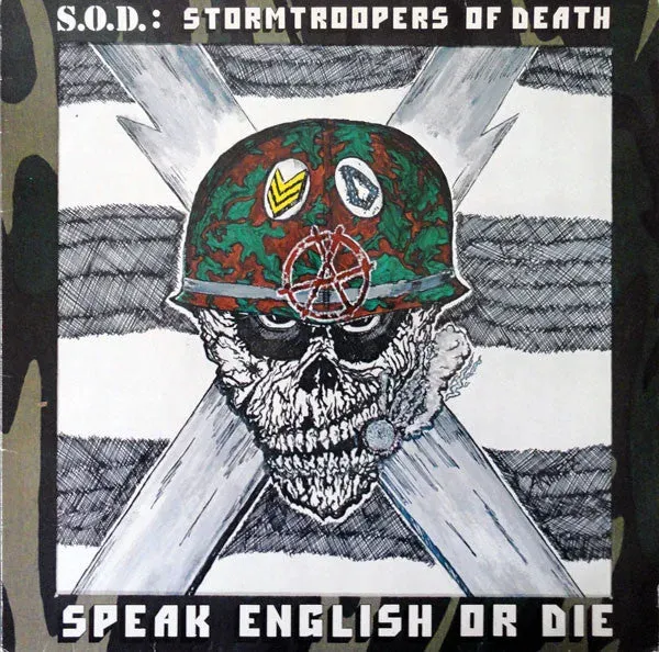 S.O.D. Speak English Or Die vinyl LP brukt thrash