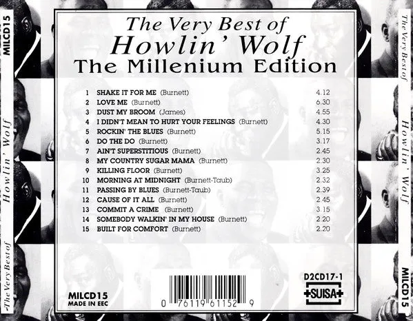 Howlin' Wolf The Very Best CD samling brukt blues