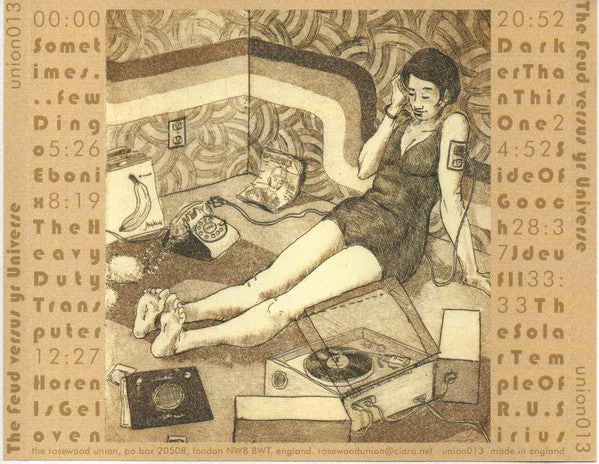 The Feud Vs Yr Universe CD brukt krautrock