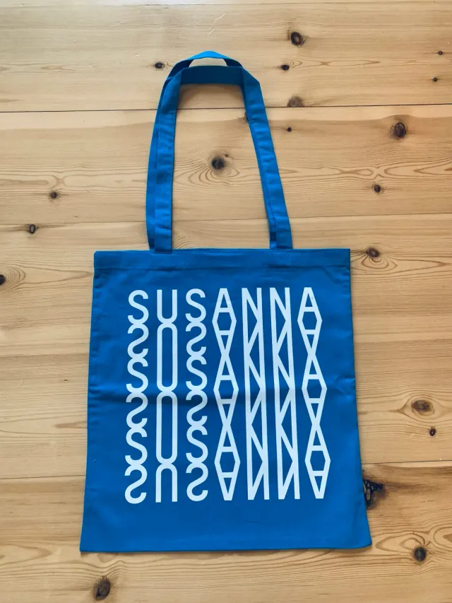 SusannaSonata Susanna Totebag 1st edition tøynett mid blue