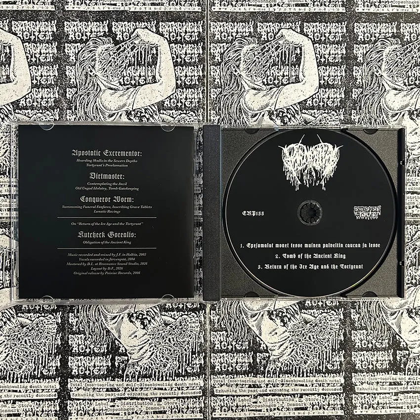 Wormphlegm Tomb of the Ancient King CD reutgave torture doom