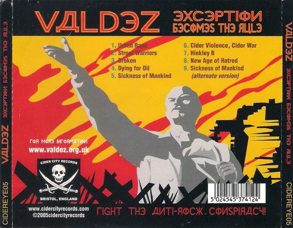 Valdez Exception Becomes The Rule CD brukt punk
