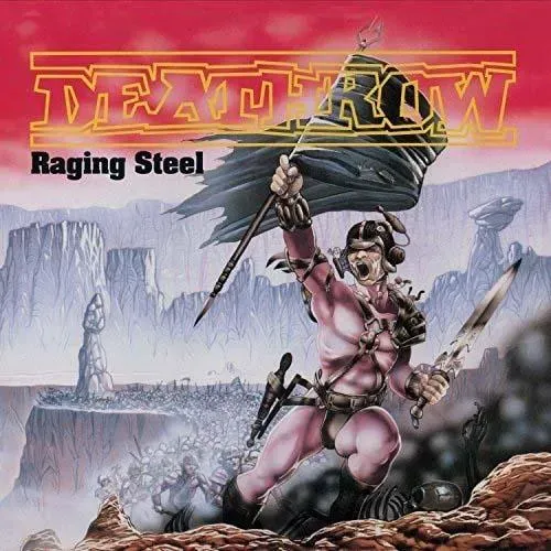 Deathrow Raging Steel 2LP rød vinyl