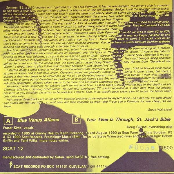Children's Crusade Scorpio Moon 7" brukt singel lim