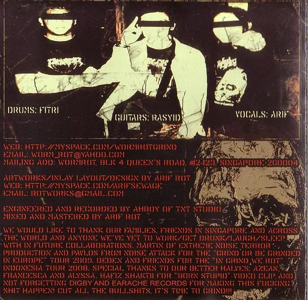 Wormrot Abuse 2xCD brukt reissue