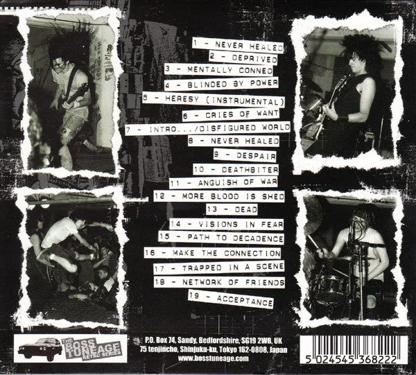Heresy 1985-'87 CD samleplate brukt hardcore