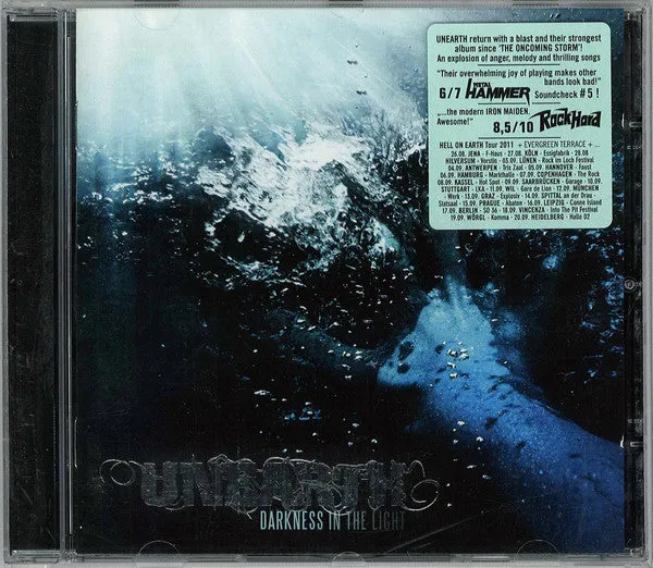 Unearth Darkness In The Light CD brukt metalcore