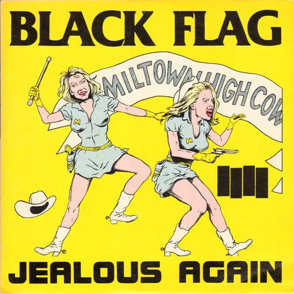 Black Flag Jealous Again 12" EP brukt førstepress
