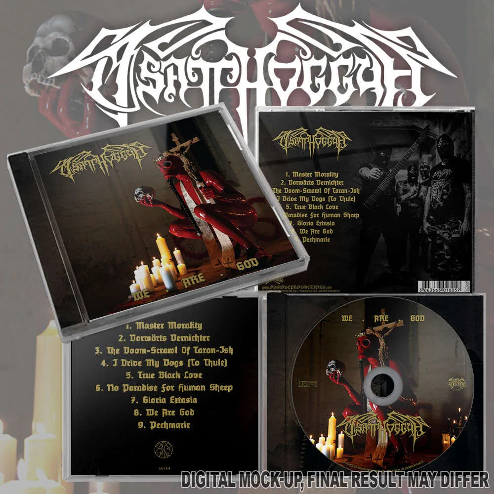 Tsatthoggua We Are God CD jewelcase svartmetall