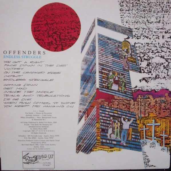 Offenders Endless Struggle LP brukt hardcore