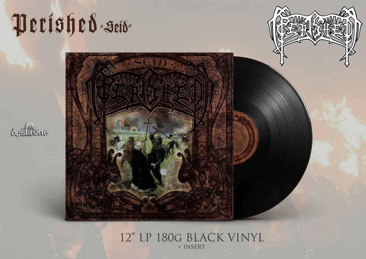 Perished Seid LP svart vinyl norsk black metal