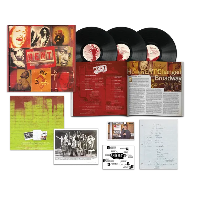 Rent Original Broadway Cast 30th Anniversary 3LP vinyl