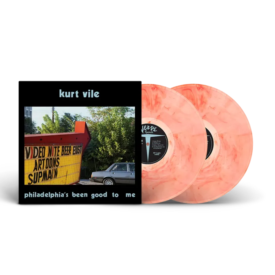 Kurt Vile Philadelphia rød vinylplate 2LP